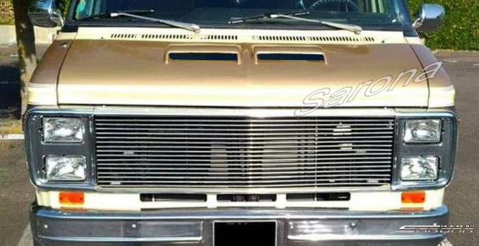 Custom Chevy G10/G20/G30 Van  All Styles Hood (1978 - 1995) - $1090.00 (Part #CH-031-HD)